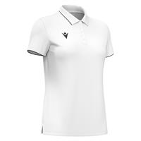 Melody polo WHT/GRY XS Poloskjorte - Dame