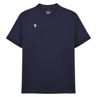 Nisiros Icon stretch korean polo NAV XL Poloskjorte Uten krage - Unisex